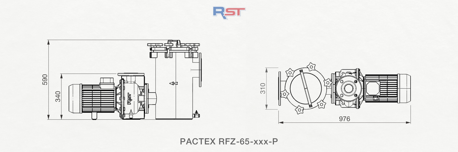 размеры насосов серии RFZ-65